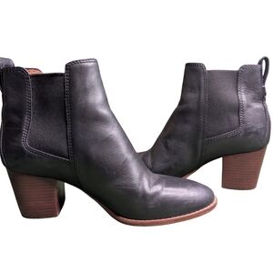 Madewell The Reagan Leather Chelsea Ankle Boots Size 7.5